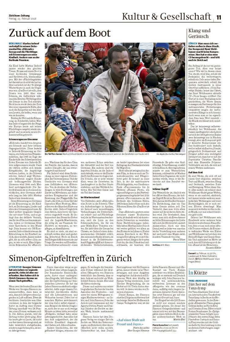 Zürichsee-Zeitung (23.02.2018)